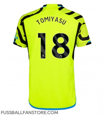 Arsenal Takehiro Tomiyasu #18 Replik Auswärtstrikot 2023-24 Kurzarm